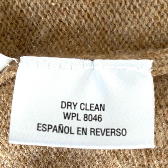 Charter Club Luxury 100% Cashmere Open-Front Long Vest Light Camel Brown - Picture 8 of 9